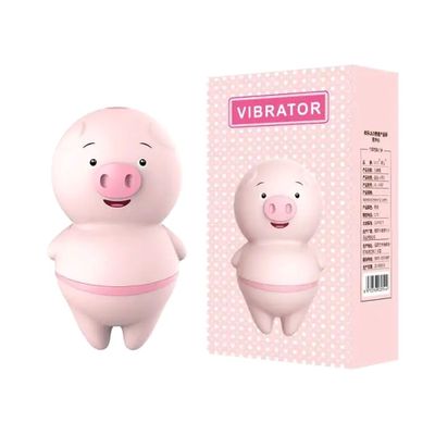 Hàng Nội Địa Cao Cấp - Lưỡi Rung Liếm Âm Đạo Ngụy Trang Hình Con Heo - nhiều chế độ, sạc pin tiện dụng