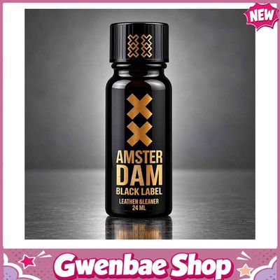 Chai Hít Tăng Khoái Cảm Kích Thích Bao Phê Amsterdam Tall Black Label 24 ml - Gwenshop Chính Hãng