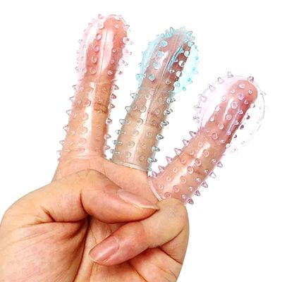 Sản Phẩm Chính Hãng Loại 1 - Bao Su Cao Cấp Đeo Ngón Tay Có Gai Sản phẩm không nhãn - ôm sát cảm giác thật, giao hàng kí