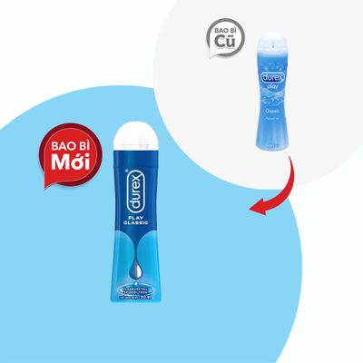 Bản Nhập Khẩu Cao Cấp - Dung Dịch Bôi Trơn Durex Play Classic 50ml Giúp Cuộc Yêu Mượt Mà & Êm Ái Hơn mẫu 2, giao hàng kí