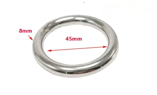 Sản Phẩm Chính Hãng Loại 1 - Vòng Silicon Hỗ Trợ INOX Cao Cấp -Cho DV Không có 45mm, giao hàng kín đáo