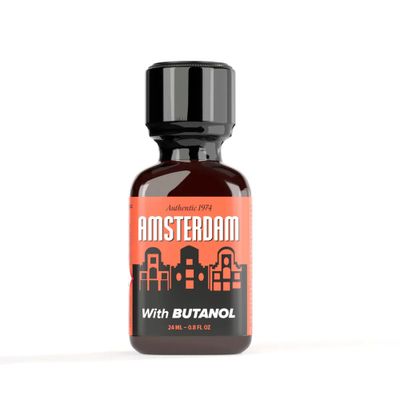 Phiên Bản Chính Hãng - Chai Hít Hỗ Trợ Tăng Hưng Phấn USA Dung Dịch Hít Thư Giãn Amsterdam With Butanol 24ml - hương dịu