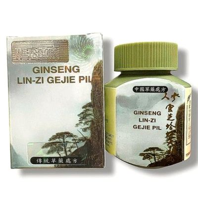 Sản Phẩm Chính Hãng Loại 1 - Viên Hỗ Trợ tăng cân Ginseng Lin-Zi Gejie Pil - Nhân sâm linh chi tắc kè đại bổ hoàn - tăng