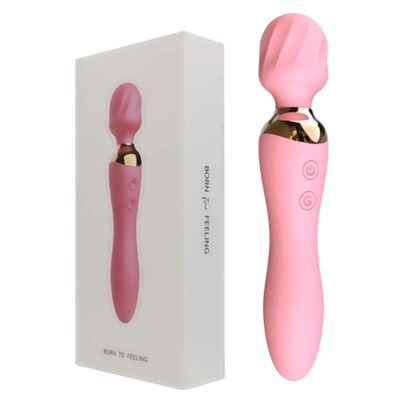 Phiên Bản Chính Hãng - Chày Rung Massage 2 Đầu Siêu Mạnh Sagan BORN TO FEELING - nhiều chế độ, sạc pin tiện dụng