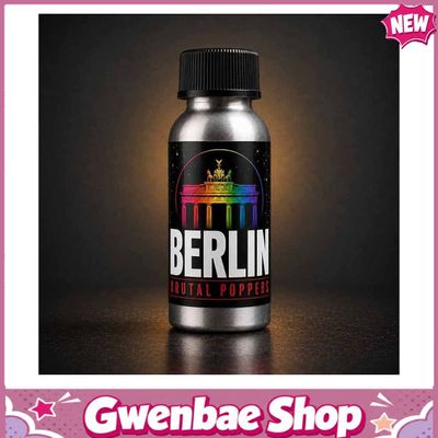 Chai Hít Tăng Khoái Cảm Kích Thích Bao Phê BERLIN BRUTAL ALU BOTTLE 25ml - Gwenshop Chính Hãng