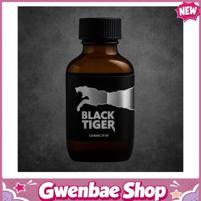 Chai Hít Tăng Khoái Cảm Kích Thích Bao Phê BLACK TIGER SILVER 24 ml - Gwenshop Chính Hãng