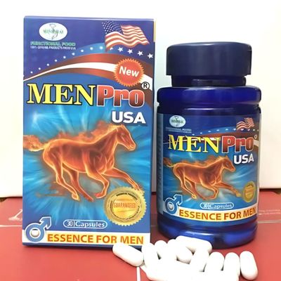 Hàng Nội Địa Cao Cấp - Viên Hỗ Trợ Menpro Power Nutritional - Tăng Cường Sinh Lý Nam Giới Từ Thiên Nhiên MENPro USA 30 C