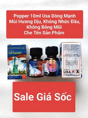 Bản Nhập Khẩu Cao Cấp - Dung Dịch Hít Thư Giãn 10ml Usa, Dòng Cực Mạnh Siêu Phê Lâu, Cho Ng Lờn, - hương dịu, dùng cho c