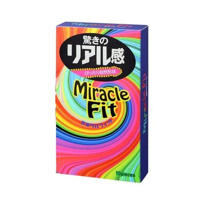 Bản Nhập Khẩu Cao Cấp - Bao Su Cao Cấp 49mm Cỡ Nhỏ Ôm Khít Sagami Miracle Fit Nhật Bản H10 10pieces - ôm sát cảm giác th