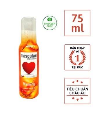 Phiên Bản Chính Hãng - Dung Dịch bô.i trơ.n Của Đức Tạo Ấm Masculan Warming 75ml, giao hàng kín đáo