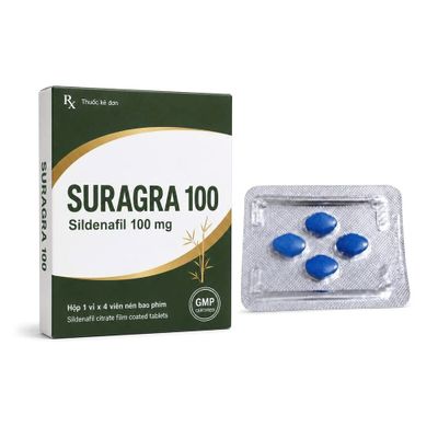 Hàng Nội Địa Cao Cấp - Viên hỗ trợ tăng cường sinh lý nam Suragra 100 1 Viên 100 mg - hàng nhập khẩu, dùng theo hướng dẫ