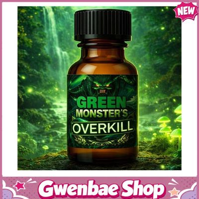 Chai Hít Tăng Khoái Cảm Kích Thích Bao Phê GREEN MONSTER 10 ml - Gwenshop Chính Hãng