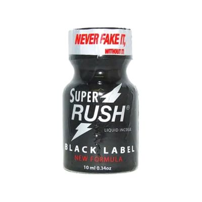 Dòng Cao Cấp Chính Hãng - Chai hít tăng khoái cảm Dung Dịch Hít Thư Giãn Super Rush Black Label - 10ml black - hương dịu