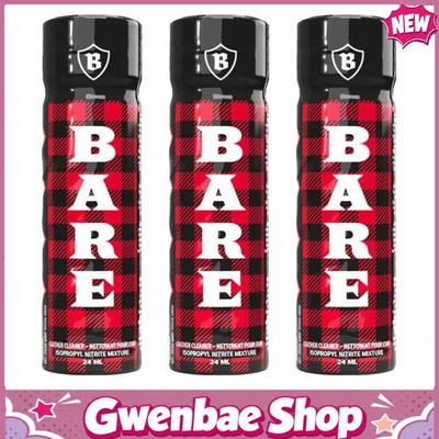 Chai Hít Tăng Khoái Cảm Kích Thích Bao Phê BARE Tall Leather Cleaner Poppers - 24ml - 3 Pack - Gwenshop Chính Hãng