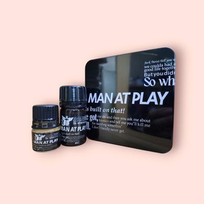 Hàng Nội Địa Cao Cấp - Dung Dịch Hít Thư Giãn combo 40ml + 20ml, Dòng Cao Cấp, Cực Mạnh, Phê Lâu, MAN AT PLAY - hương dị