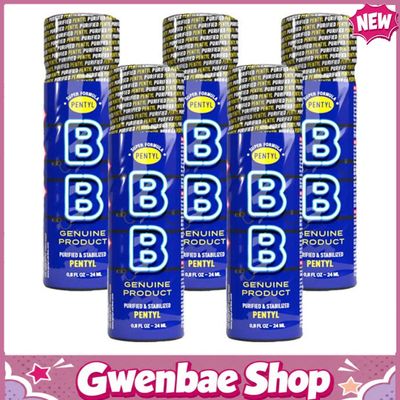 Chai Hít Tăng Khoái Cảm Kích Thích Bao Phê BB Tall Pentyl Poppers - 24ml - 5 Pack - Gwenshop Chính Hãng