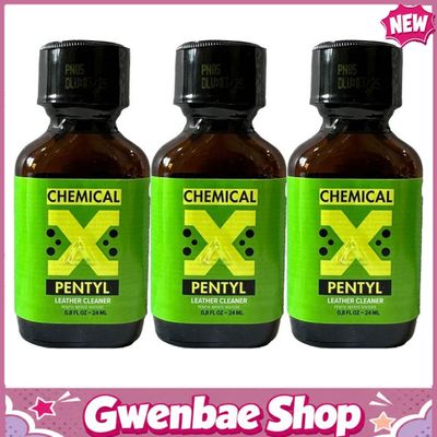 Chai Hít Tăng Khoái Cảm Kích Thích Bao Phê Chemical X Pentyl Poppers - 24ml - 3 Pack - Gwenshop Chính Hãng