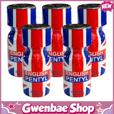 Chai Hít Tăng Khoái Cảm Kích Thích Bao Phê English Pentyl Popppers - 15ml - 5 Pack - Gwenshop Chính Hãng