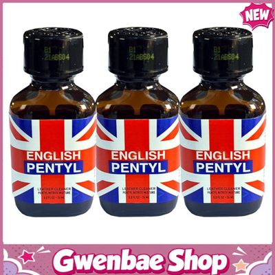 Chai Hít Tăng Khoái Cảm Kích Thích Bao Phê English Pentyl Popppers - 24ml - 3 Pack - Gwenshop Chính Hãng