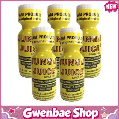 Chai Hít Cực Mạnh Lên Đỉnh Nhanh Jungle Juice Pentyl Platinum Leather Cleaner Poppers - 25ml - 5 Pack - Gwenshop Chính Hãng