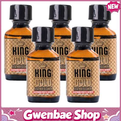 Chai Hít Tăng Khoái Cảm Kích Thích Bao Phê King Gold Pentyl Poppers - 24ml - 5 Pack - Gwenshop Chính Hãng