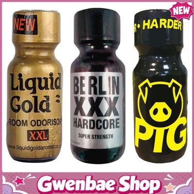 Chai Hít Tăng Khoái Cảm Kích Thích Bao Phê Liquid Gold XXL 25ml-Berlin XXX 25ml-Pig Yellow 25ml Multi - Gwenshop Chính Hãng