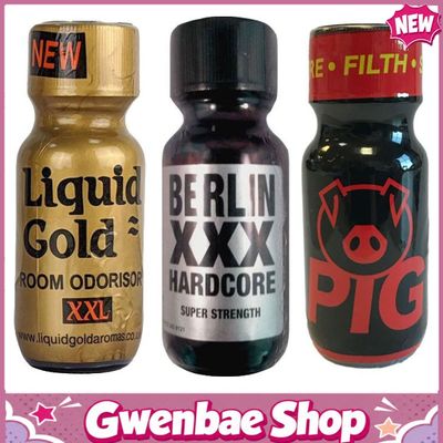 Chai Hít Thư Giãn Bay Phê Cho Cặp Đôi Liquid Gold XXL 25ml-Berlin XXX 25ml-Throb Hard 10ml Multi - Gwenshop Chính Hãng