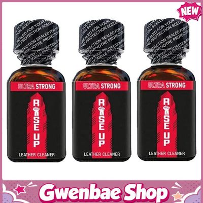 Chai Hít Tăng Khoái Cảm Kích Thích Bao Phê Rise Up Leather Cleaner Pentyl Poppers - 25ml Ultra Strong - 3 Pack - Gwenshop Chính Hãng