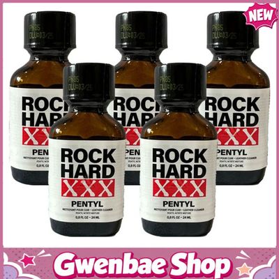 Chai Hít Tăng Khoái Cảm Kích Thích Bao Phê Rock Hard XXX Pentyl Poppers - 24ml - 5 Pack - Gwenshop Chính Hãng