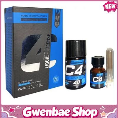 Chai Hít Tăng Khoái Cảm Kích Thích Bao Phê Combo popper C4 xanh 50ml Bot Top - Gwenshop Chính Hãng