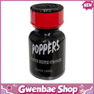 Chai Hít Tăng Khoái Cảm Kích Thích Bao Phê Popper Faster Deeper Stronger Black Label 10ml tăng khoái cảm - Gwenshop Chính Hãng