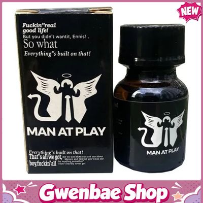 Chai Hít Cực Mạnh Lên Đỉnh Nhanh Popper Man At Play Đen 60ml Popper mạnh mẽ combo hộp thép - Gwenshop Chính Hãng