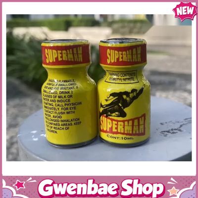 Chai Hít Cực Mạnh Lên Đỉnh Nhanh Popper Superman 10ml USA kích thích mạnh mẽ - Gwenshop Chính Hãng