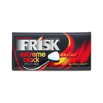 Frisk Extreme Black Mint - Kẹo Ngậm Bạc Hà Không Đường Tươi Mát Bền Lâu, Tăng Sự Tự Tin Chính Hãng Giao Kín