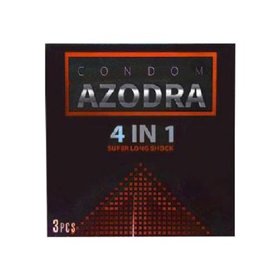 Azodra - Bao Cao Su 4 In 1 Hỗ Trợ Kéo Dài Thời Gian, Tăng cảm giác Với Gân Gai Nhỏ Chính Hãng
