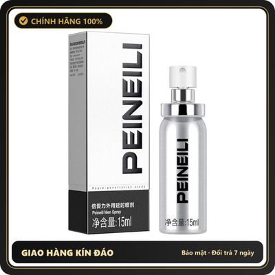 Xịt chống xuất tinh sớm Peineili 15ml chính hãng - kéo dài thời gian, chiết xuất thảo dược, thấm nhanh không nhờn rít - giao hàng che tên kín đáo