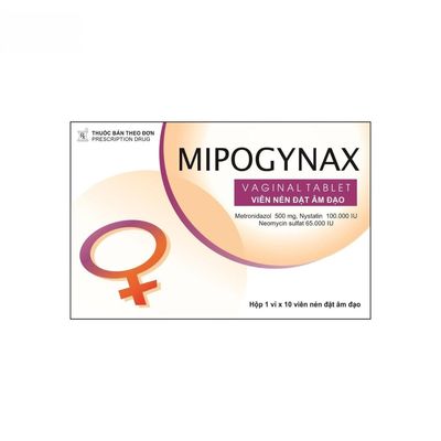 Viên nén đặt âm đạo Mipogynax - Điều trị viêm âm đạo do vi khuẩn và nấm cho phụ nữ
