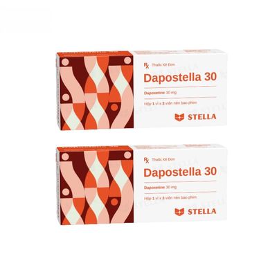 Viên uống Dapostella 30mg - điều trị xuất tinh sớm cho nam giới từ 18-64 tuổi - mẫu mới