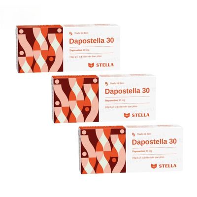 Viên uống Dapostella 30mg - điều trị xuất tinh sớm cho nam giới từ 18-64 tuổi - bản tiêu chuẩn