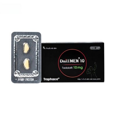 Viên uống Drillmen 10mg - điều trị rối loạn cương dương hiệu quả cho nam giới trưởng thành - giao nhanh