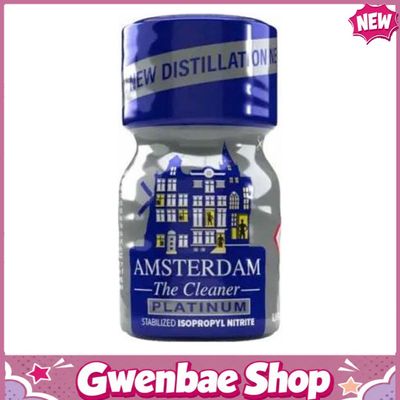 Chai Hít Tăng Khoái Cảm Kích Thích Bao Phê Amsterdam Platinum Propyl 10ml Popper - Gwenshop Chính Hãng