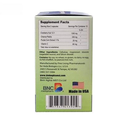 Viên uống Super Power UriClean 30 viên - Hỗ trợ sức khỏe tiết niệu, ngăn ngừa viêm nhiễm cho người lớn. - bản tiêu chuẩn