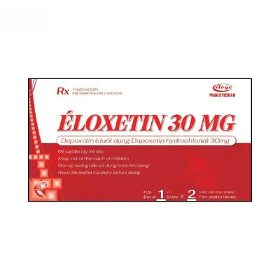Viên uống Éloxetin 30mg - Điều trị xuất tinh sớm hiệu quả cho nam giới từ 18-64 tuổi - giao nhanh