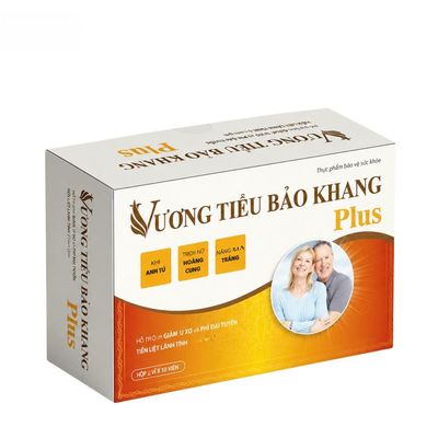 Viên nang Vương Tiểu Bảo Khang Plus - Hỗ trợ giảm u xơ, phì đại tuyến tiền liệt cho nam giới - mẫu mới