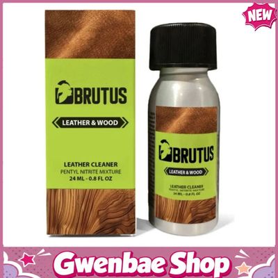 Chai Hít Tăng Khoái Cảm Kích Thích Bao Phê Popper BRUTUS Leather & Wood 24ml - Gwenshop Chính Hãng