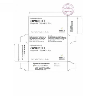 Viên uống Comricid 5mg - Điều trị tăng sinh tuyến tiền liệt lành tính cho nam giới - mẫu mới