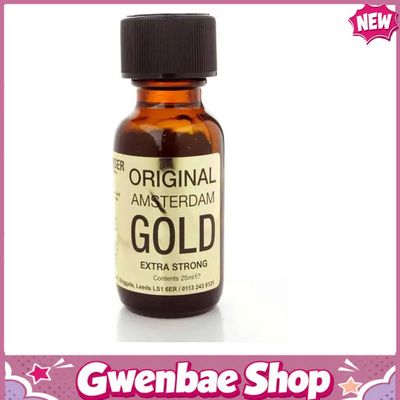 Chai Hít Tăng Khoái Cảm Kích Thích Bao Phê Original Amsterdam Gold Extra Strong Poppers 25ml - Gwenshop Chính Hãng