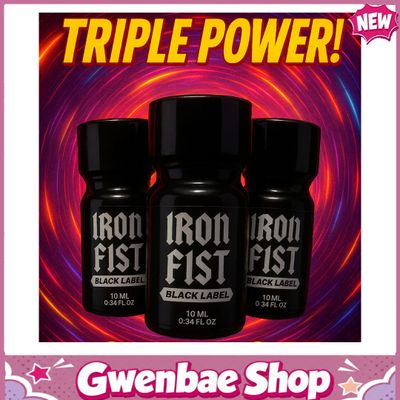 Chai Hít Tăng Khoái Cảm Kích Thích Bao Phê Popper Pentyl Iron Fist 10ml 3 Pack - Gwenshop Chính Hãng
