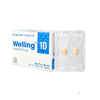 Viên uống Welling 10 - điều trị rối loạn cương dương cho nam giới trưởng thành - mẫu mới