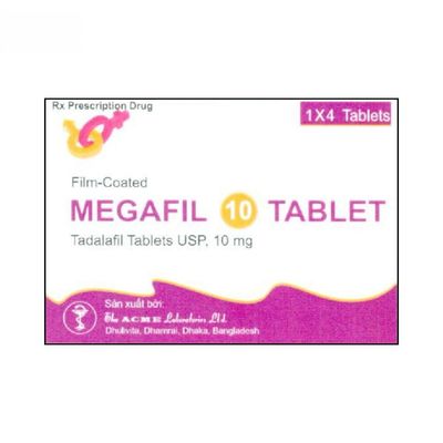 Viên uống Megafil 10mg - điều trị rối loạn cương dương cho nam giới trưởng thành - giao nhanh